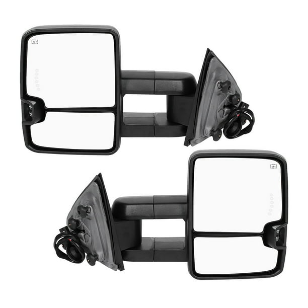 Details about   Easy to Install Towing Telescoping Side View Door Mirrors Left & Right Pair Set